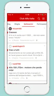 club alfa italia iphone capturas de pantalla 1