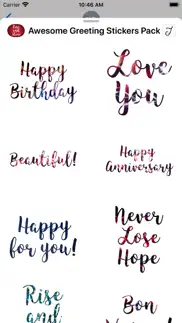 awesome greetings sticker pack iphone images 2