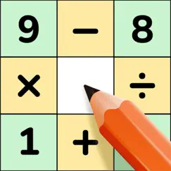 math crossword - number puzzle logo, reviews