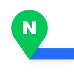 naver map, navigation logo, reviews