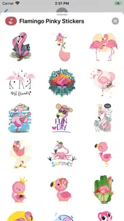 flamingo pinky stickers iphone images 3