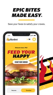 hardee's mobile ordering iphone images 3