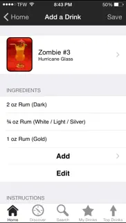 ibartender cocktail recipes iphone capturas de pantalla 2
