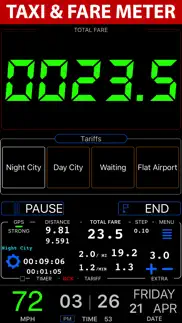 taximeter. gps taxi cab meter. iphone images 1