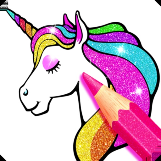 Rainbow Glitter Coloring Book app reviews download