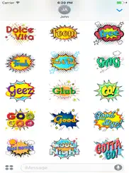 animated comic talk stickers ipad images 3