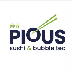 pious sushi logo, reviews