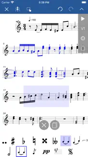 notation pad-sheet music score iphone images 3