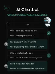 chat ai - writing, ask chatbot ipad images 1