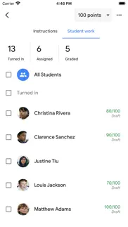 google classroom iphone capturas de pantalla 4