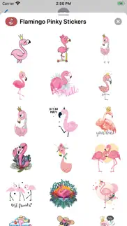 flamingo pinky stickers iphone images 2