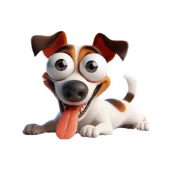 goofy jack russell stickers logo, reviews