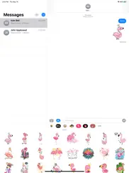 flamingo pinky stickers ipad images 1
