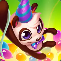 bubble shooter - panda pop! logo, reviews