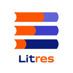 litres: books and audiobooks logo, reviews