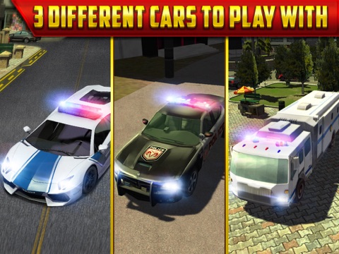 police car parking simulator game - real life emergency driving test sim racing games ipad images 2