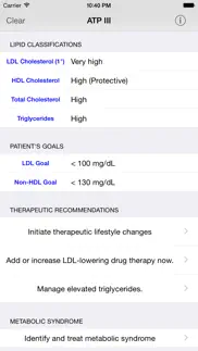 atp3 lipids cholesterol management iPhone Captures Décran 2