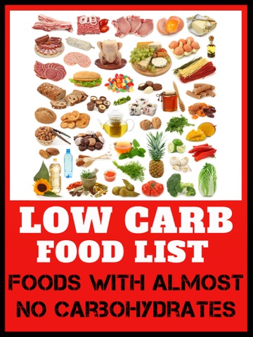 low carb food list - foods with almost no carbohydrates ipad images 1