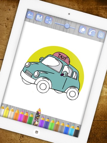 paint cars magic - cars coloring pages ipad images 3
