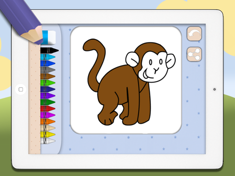 color zoo and jungle animals - coloring books ipad images 2