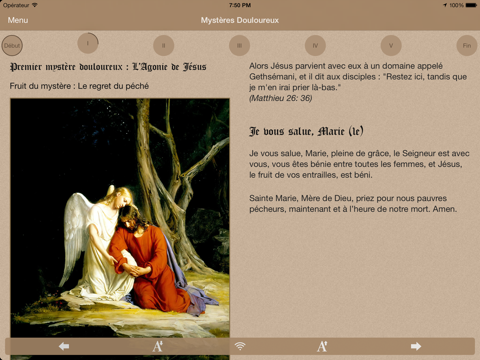 rosaire biblique lite iPad Captures Décran 3