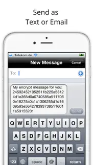 secure text message iPhone Captures Décran 4