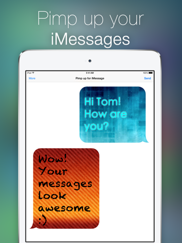 color text messages for imessage ipad resimleri 1