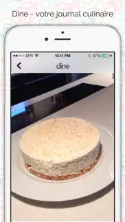 dine - votre journal culinaire iPhone Captures Décran 2
