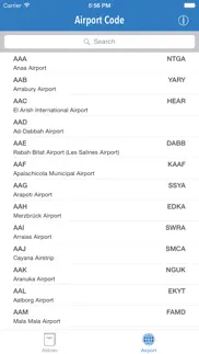 aviationabb - aviation abbreviation and airport code iPhone Captures Décran 4