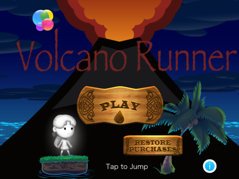 amazing volcano runner iPad Captures Décran 1
