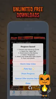 halloween ringtones - scary sounds for your iphone iPhone Captures Décran 2