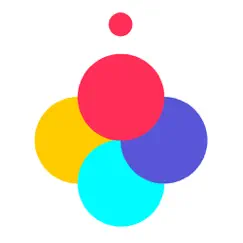 four awesome dots - free falling balls games logo, reviews
