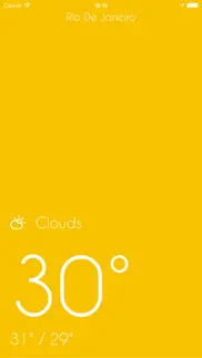 iweather - minimal, simple, clean weather app iphone resimleri 3