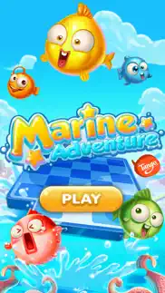 marine adventure — головоломка «3 в ряд» с рыбками для tango айфон картинки 1