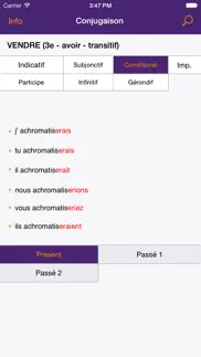 french verbs conjugations - free app made by teachers iphone images 3