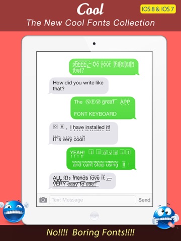 font keyboard free - new text styles & emoji art font for texting ipad images 1