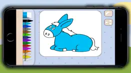 color farm animals - coloring book iphone images 3