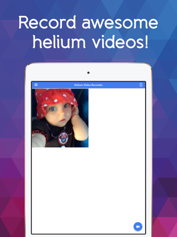 helium video recorder - helium video booth,voice changer and prank camera ipad images 1