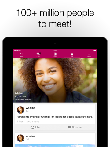 meetme: chat & meet new people for ipad ipad images 4