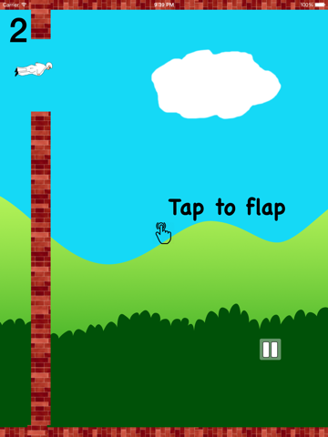 flappy farty man - free wingsuit flight game ipad images 2
