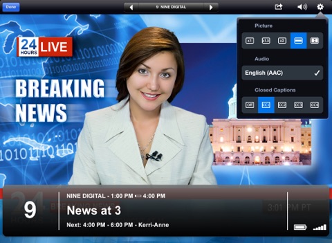 eyetv mobile - watch live tv iPad Captures Décran 3