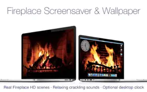 fireplace screensaver & wallpaper hd with relaxing crackling fire sounds (free version) айфон картинки 1