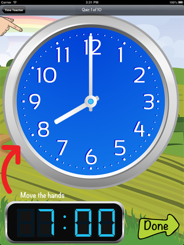 time teacher - learn how to tell time ipad images 2