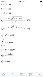 formula calc - reimagined the calculator iPhone Captures Décran 3