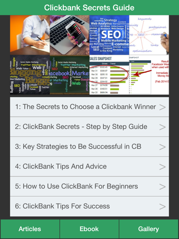 clickbank secrets guide - how to get more traffic on clickbank ! ipad images 1