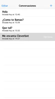 cleverbot iphone capturas de pantalla 4