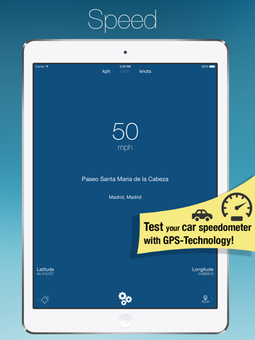 speedmeter - gps tracker and a weather app in one ipad images 1