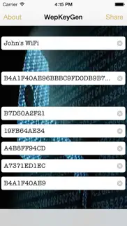weppro- wifi passwords for ios 8 iphone capturas de pantalla 2