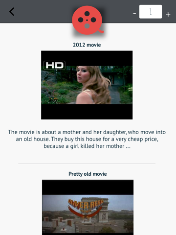 i search a movie iPad Captures Décran 2