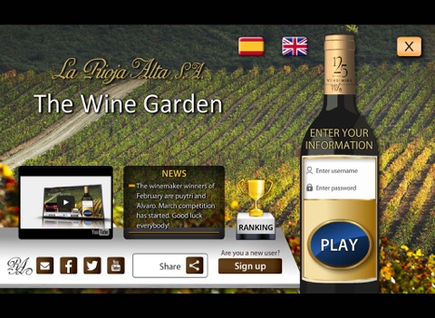 the wine garden ipad images 1